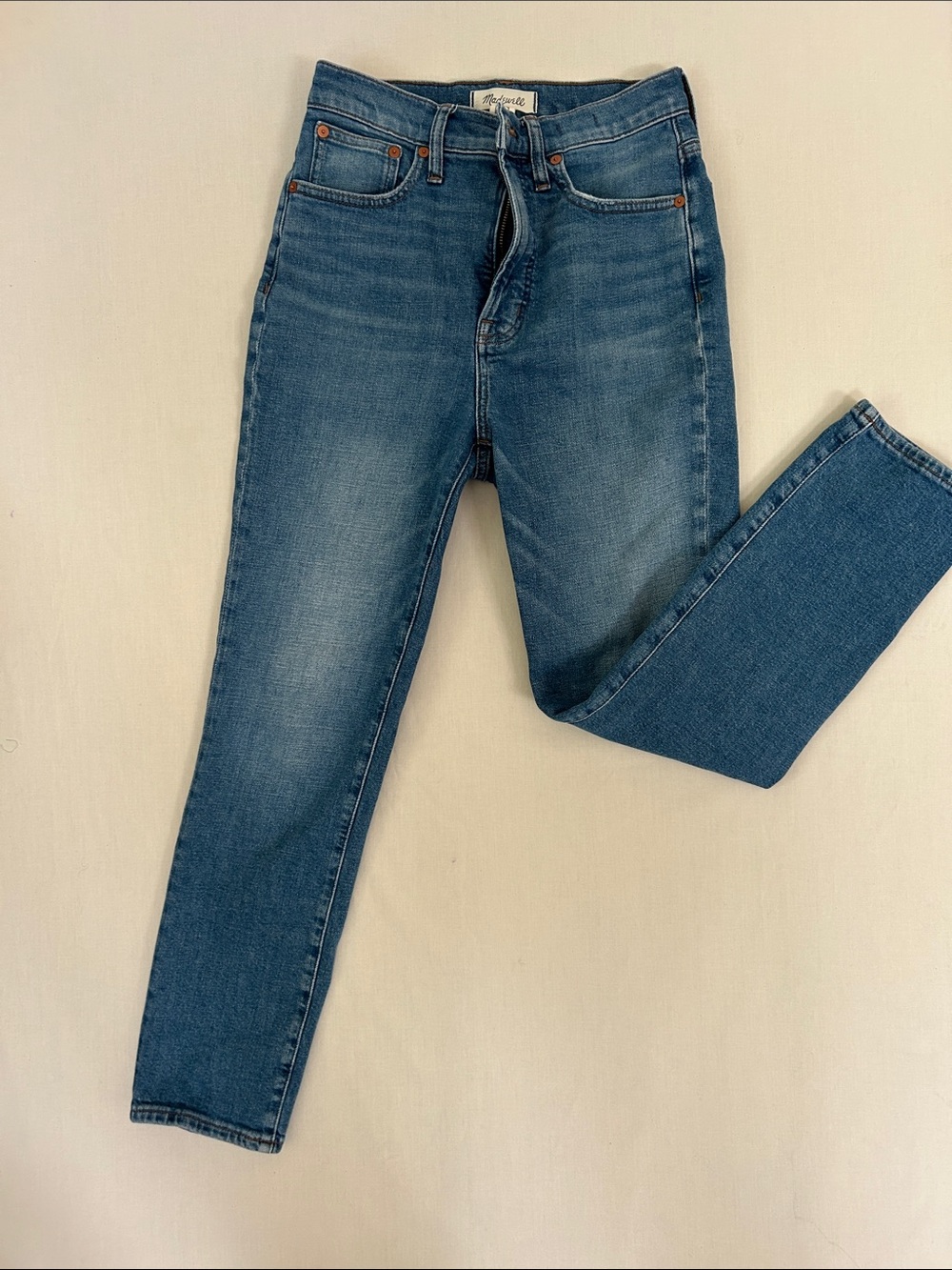 Madewell Men's Skinny Jeans in Medium Blue Wash